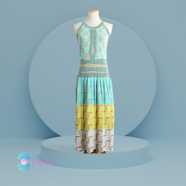 【Resort summer　Knit　dress】  リゾート　サマー　ニットドレス